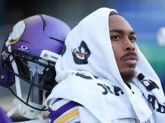 Úroveň frustrácie Justina Jeffersona dosiahne bod varu, keď Vikings WR urobí veľký krok po zahanbujúcej prehre so Seahawks logo pochodového šialenstva