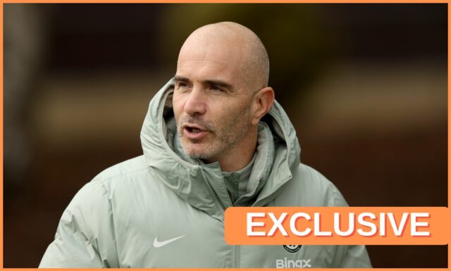 Útočník skauta Chelsea RC Strasbourg Joaquin Panichelli Útočník skauta Chelsea RC Strasbourg Joaquin Panichelli