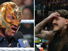 (VIDEO) Rey Mysterio a WWE Universe kričia nadávky na Dominika Mysteria v polovici zápasu (VIDEO) Rey Mysterio a WWE Universe kričia nadávky na Dominika Mysteria v polovici zápasu