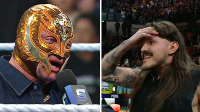 (VIDEO) Rey Mysterio a WWE Universe kričia nadávky na Dominika Mysteria v polovici zápasu
