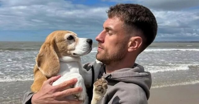 Vnútri mexickej nočnej mory Aarona Ramseyho sa po kontrakte „roztrhlo“ Aaron Ramsey so psom Halo, ktorý je nezvestný