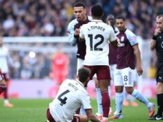 Vyčíňanie Davida Raya, kontroverzia Bena Whitea, bukanie Bukaya Saka – 5 kľúčových momentov Arsenalu vs Villa Morgan Rogers z Aston Villy reaguje na Bena Whitea z Arsenalu počas zápasu Premier League medzi Aston Villou a Arsenalom vo Villa Parku 6. decembra 2025 v Birminghame v Anglicku.