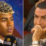 Cristiano Ronaldo reaguje