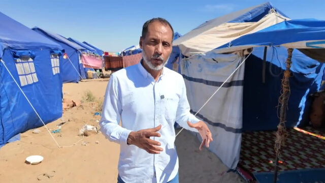 Vysídlenému táboru dochádzajú zásoby pre ľudí utekajúcich pred vojnou v Sudáne | Sudánska vojna
