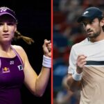 Elena Rybakina v akcii proti Belinde Bencicovej na Svetovom tenisovom kontinentálnom pohári 2025 (Zdroj: Getty)