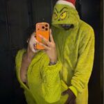 Yankees hviezda Jazz Chisholm a jeho partner, Ahnalys Santiago, oslavovali sviatky