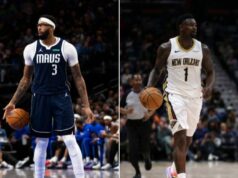 Základné zostavy Dallas Mavericks vs New Orleans Pelicans (22. decembra) logo pochodového šialenstva