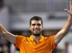 Zápas s Carlosom Alcarazom prinútil futbalovú legendu v hodnote 160 miliónov dolárov, aby okamžite vyhľadala lekársku pomoc Ronaldov príbeh Instagramu, ktorý ukazuje, ako sa bije s Alcarazom v Miami (Zdroj: Instagram/ronaldo)