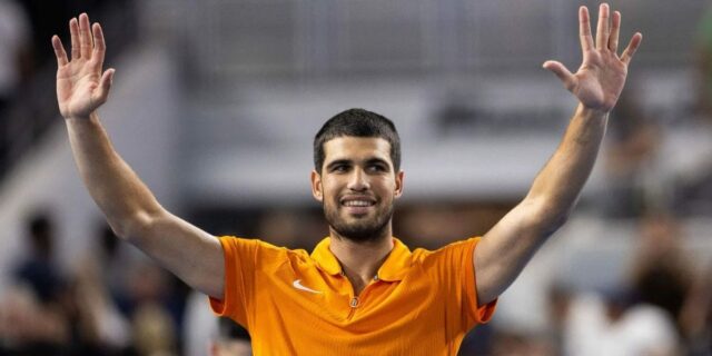 Ronaldov príbeh Instagramu, ktorý ukazuje, ako sa bije s Alcarazom v Miami (Zdroj: Instagram/ronaldo)