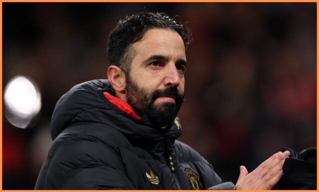 Patrick Dorgu v akcii za Man United proti Newcastlu