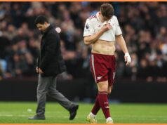 Znepokojujúce štatistiky Mikela Merina za Arsenal proti Aston Ville Mikel Merino v akcii za Arsenal