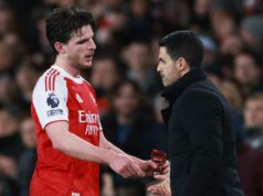 Zranenie Arsenalu znepokojuje Mikela Artetu, keďže sa má aktualizovať Cristhian Mosquera a Declan Rice Mikel Arteta poskytne aktuálne informácie o zranení Declana Ricea pred súbojom Premier League s Aston Villou