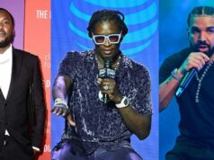 „Okamžite mi zdvihol sebavedomie“ – Meek Mill vzdáva hold Young Thugovi za to, že stál pri ňom, keď priemysel ustúpil počas jeho drakeovskej hovädziny v roku 2015 Guvernér New Jersey Murphy robí Clemency Announcement v Newarku s Meek Mill dňa Juneteenth - (Zdroj obrázka: Getty)