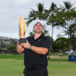 26-ročný Chris Gotterup potláča slzy po pôsobivom výkone na Sony Open 2026 na Havaji