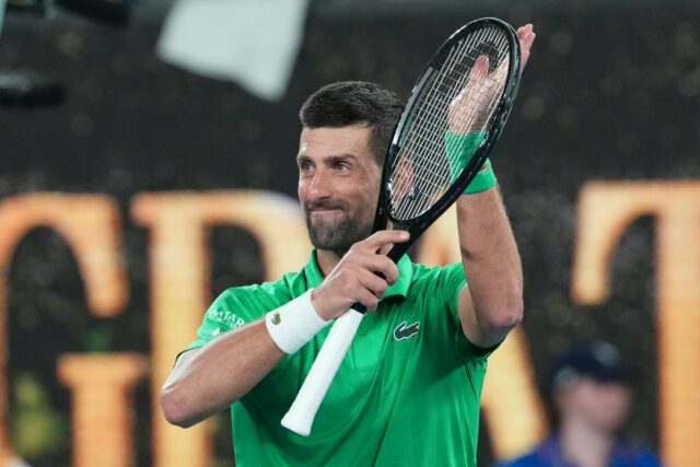 Djokovič sa v druhom kole stretne s talianskym kvalifikantom Francescom Maestrellim (AFP cez Getty Images)