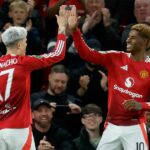 Marcus Rashford a Alejandro Garnacho z Manchestru United