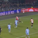 Shaqueel van Persie, syn velikána Premier League Robina, strelil v nedeľu svoje prvé dva góly v profesionálnom futbale