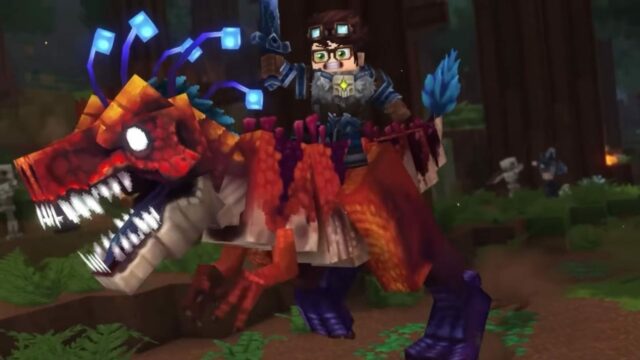 Adamantitové rudy môžete zbierať na sopečnom ostrove (obrázok cez Hypixel Studios)