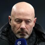 MILÁNO, TALIANSKO – 20. januára: Viktor Gyokeres z Arsenalu oslavuje po strelení tretieho gólu svojho tímu počas futbalového zápasu Ligy majstrov UEFA Inter Miláno vs Arsenal na štadióne San Siro v talianskom Miláne 20. januára 2026 (Foto: Piero Cruciatti/Anadolu cez Getty Images)