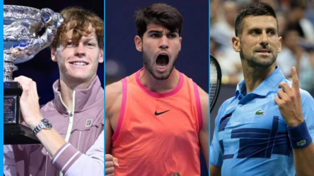 Alcaraz a Sinner kreslia titulky, Djokovič sedí pekne, Fritz oči Alcaraz a Sinner kreslia titulky, Djokovič sedí pekne, Fritz oči neskoro nabitý