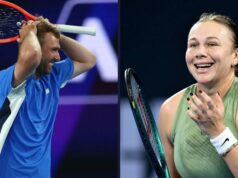 Amatér Jordan Smith vyhral cenu 660 000 dolárov a porazil tak Jannika Sinnera, Amandu Anisimovú a obľúbenú Joannu Garlandovú Smith a Sinner na Australian Open 2026 - Zdroj obrázka: Getty