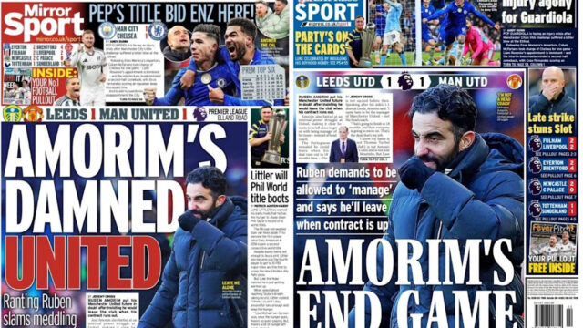 Amorim „musí byť opatrný“ po poslednom výbuchu
