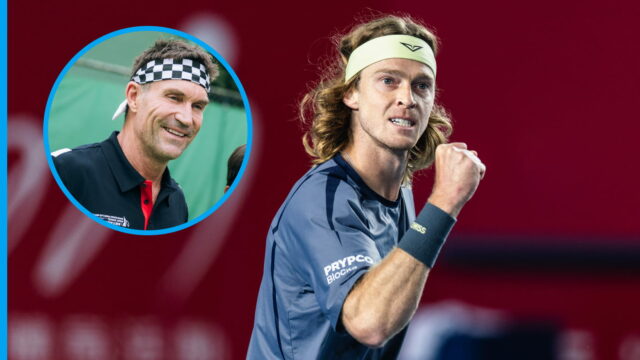 Andrey Rublev povedal bývalému šampiónovi Wimbledonu, aby do svojej hry Pat Cash a Mark Woodforde
