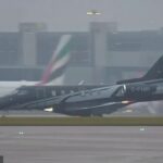 Antoine Semenyo pristál v Manchestri pred jeho prestupom do City za 65 miliónov libier