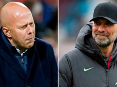 Arne Slot a Jurgen Klopp sa po „hanebnom“ incidente zhodli na Gabrielovi Martinellim Hráči Liverpoolu sa konfrontujú s Gabrielom Martinellim z Arsenalu po jeho manipulácii s Conorom Bradleym