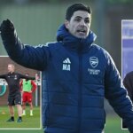 Mikel Arteta tlieska