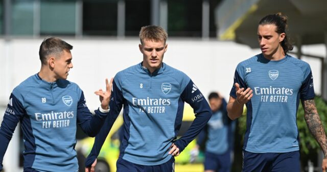 Arsenal predpovedal XI vs Leeds United, keď sa ozval Martin Martin Odegaard a Riccardo Calafiori sú obaja v spore o štart za Arsenal tento víkend v Leeds United.