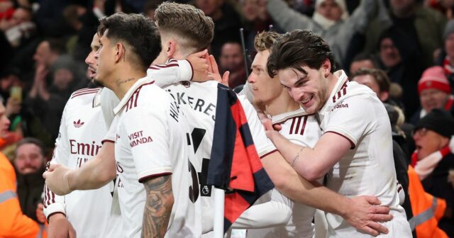 BOURNEMOUTH, ANGLICKO - 3. JANUÁRA: Gabriel z Arsenalu oslavuje strelenie prvého gólu svojho tímu počas zápasu Premier League medzi Bournemouthom a Arsenalom na Vitality Stadium 3. januára 2026 v anglickom Bournemouthe. (Foto David Price/Arsenal FC cez Getty Images)