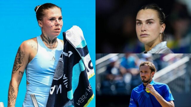 Olekesandra Oliynyková na Australian Open Open 2026 (zdroj obrázka: Getty)