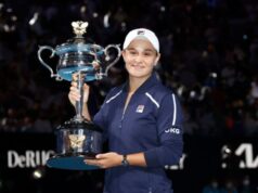 Ashleigh Barty hovorí, čo pre ňu znamená trofej z Australian Open Foto od AARON FRANCIS/AFP cez Getty Images