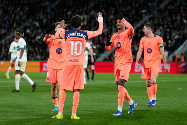 Barcelona rozšírila vedenie La Ligy pôsobivým víťazstvom nad Elche Barcelona rozšírila vedenie La Ligy pôsobivým víťazstvom nad Elche