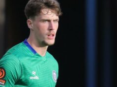 Barrow znamenie brankára Sheffa St. Barretta Barrow znamenie brankára Sheffa St. Barretta