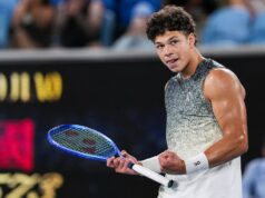 Ben Shelton píše vlastenecký odkaz po víťazstve na Australian Open Ben Shelton píše vlastenecký odkaz po víťazstve na Australian Open