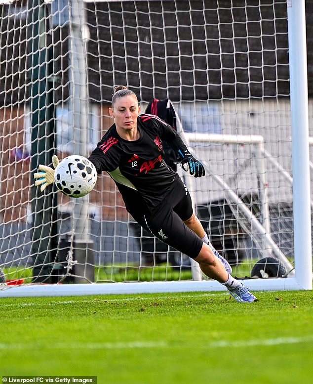 Brankárka Liverpoolu (25) si odpykávala šesťzápasový trest po tom, čo Brankár Liverpoolu Rafaela Borggrafe (25) si odpykával trest na šesť zápasov za používanie rasovo diskriminačných výrazov minulé leto počas predsezónneho tréningového kempu.