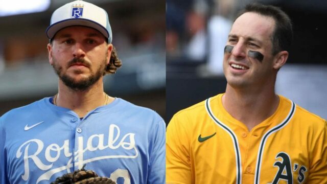 Brent Rooker posiela nóbl odkaz Vinniemu Pasquantinovi, keď sa Royals logo pochodového šialenstva