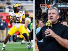 Bryce Underwood vstupuje na prestupový portál? Michigan HC Kyle Whittingham dáva najavo svoje pocity ohľadom budúcnosti QB v hodnote 12 500 000 dolárov logo pochodového šialenstva