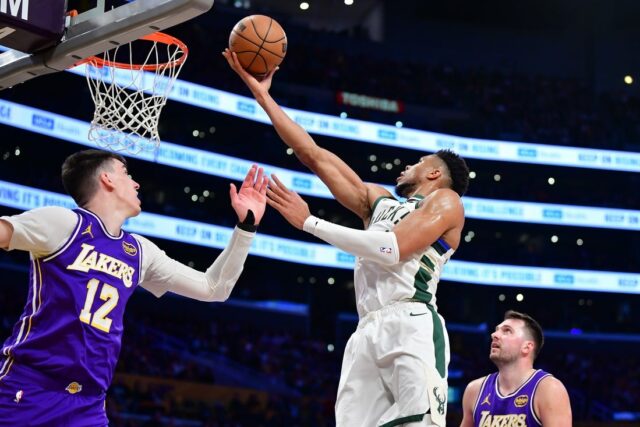 NBA: Milwaukee Bucks v Los Angeles Lakers