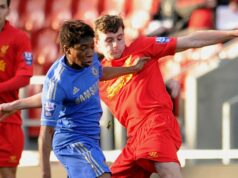 Bývalá hviezda Chelsea, 33, priznáva, že mu zostáva „pár dní“ po boji so záhadnou chorobou Jack Robinson z Liverpoolu súperí s Lamisha Musonda z Chelsea počas zápasu Barclays U21 Premier League medzi Liverpoolom a Chelsea v Langtree Park 17. novembra 2012 v Liverpoole v Anglicku.