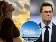 Bývalá manželka Toma Bradyho Gisele Bündchen pózuje v plavkách, zatiaľ čo sa stretáva s ich deťmi Benjamin, Vivian počas bazéna Zdroj: (cez Instagram/ @Gisele)