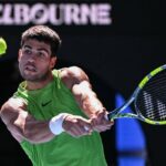 Alcaraz ocenil Federerove golfové schopnosti po víťazstve na Australian Open (Getty Images)
