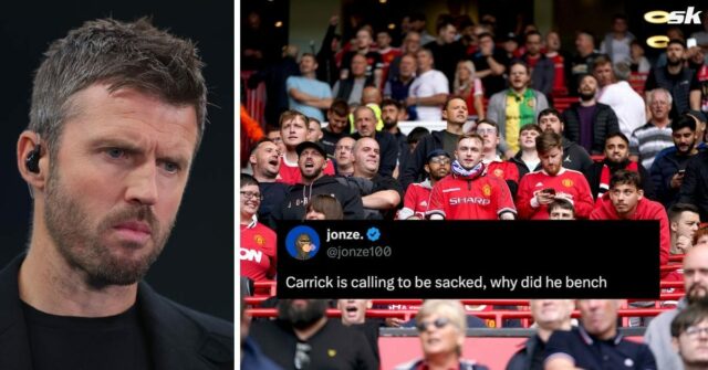 "Carrick volá, aby bol vyhodený" - Fanúšikovia Manchestru United prekvapení Manchester United fans question Michael Carrick