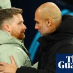 Pep Guardiola a Calum McFarlane. Povinný kredit: Fotografia Paul Currie/Shutterstock (16220539gh) Dočasný manažér Chelsea Calum McFarlane a manažér Manchestru City Pep Guardiola Manchester City proti Chelsea, Premier League, Football, Etihad Stadium, Manchester, Spojené kráľovstvo - 4. januára 2026