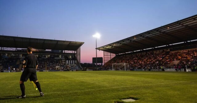 Celkový pohľad na komunitný štadión JobServe