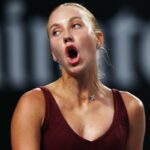 Anastasia Potapova teraz reprezentuje Rakúsko a stala sa číslom 1 v krajine (AFP PHOTO/AFP cez Getty Images)