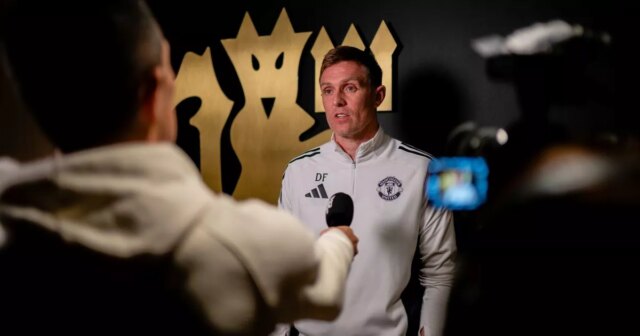 Darren Fletcher počas rozhovoru v Manchestri United