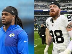 Davante Adams odhaľuje svoj postoj k „náboru“ Maxxa Crosbyho pre Rams po katastrofálnej sezóne Raiders logo pochodového šialenstva